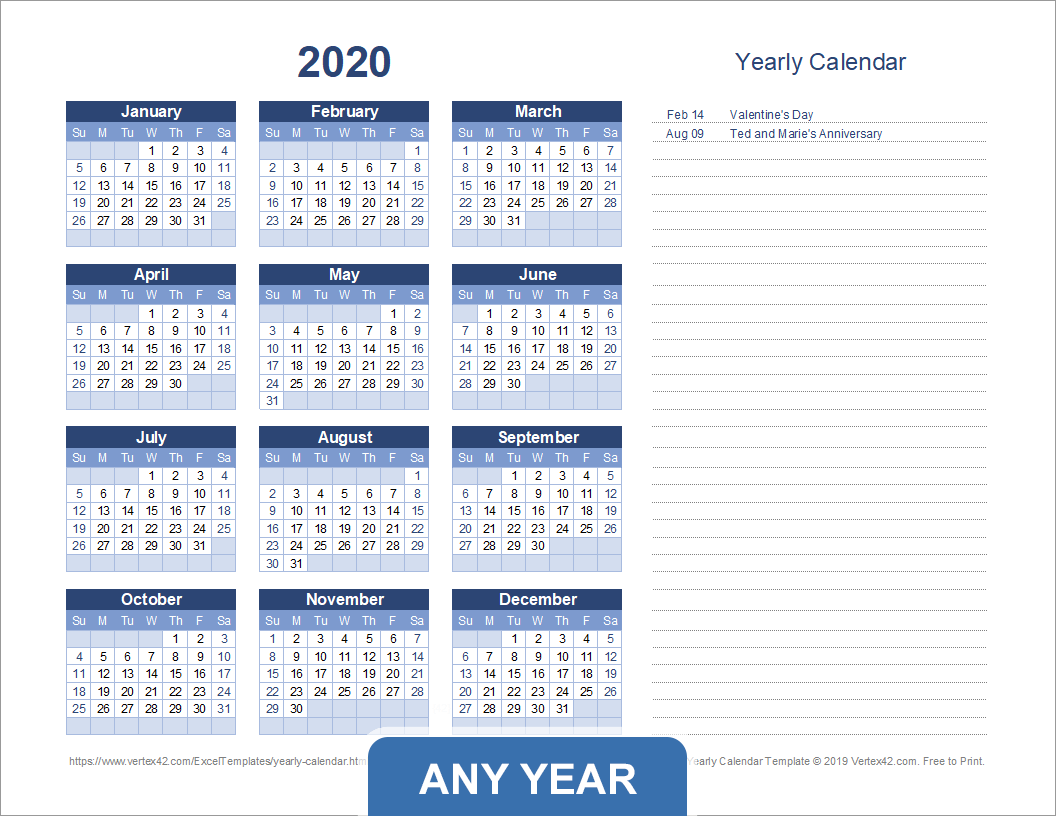 printable calendar template for mac os x